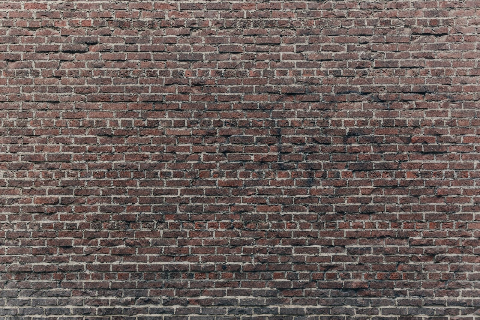 Close view of red brickwork and pale mortar joints